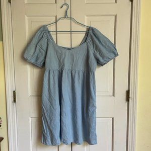 Old Navy Denim Puff Sleeve Dress